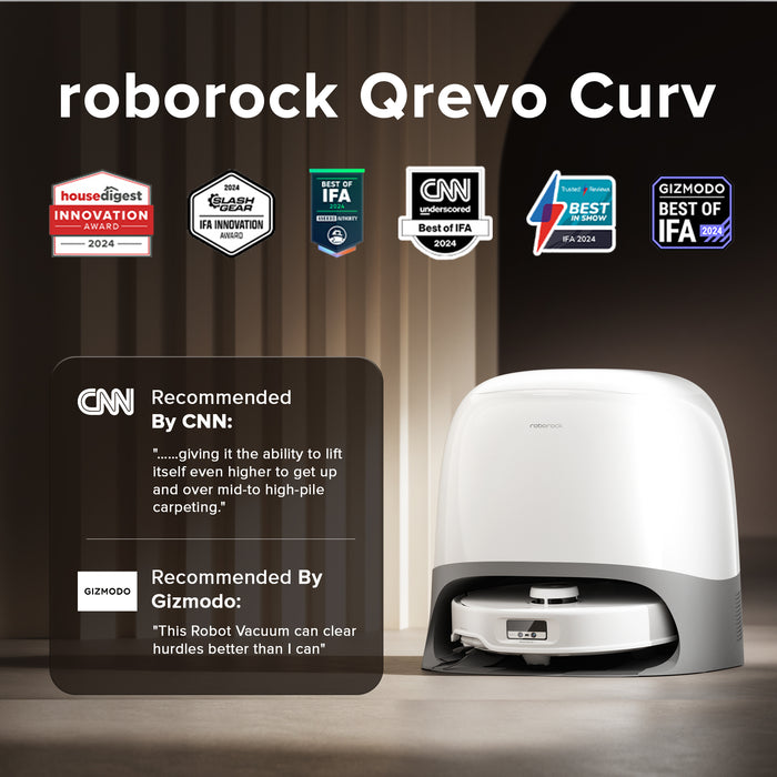 roborock qrevo curv robot odkurzający z wielofunkcyjną stacją dokującą 3.0