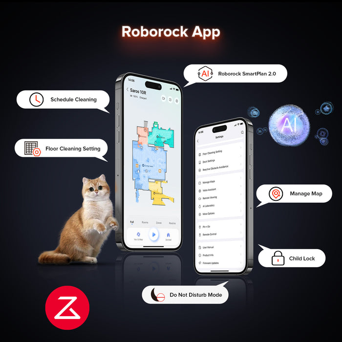 odkurzacz robotyczny roborock saros 10r z wielofunkcyjną stacją dokującą 4.0 ulepszony model s8 maxv ultra