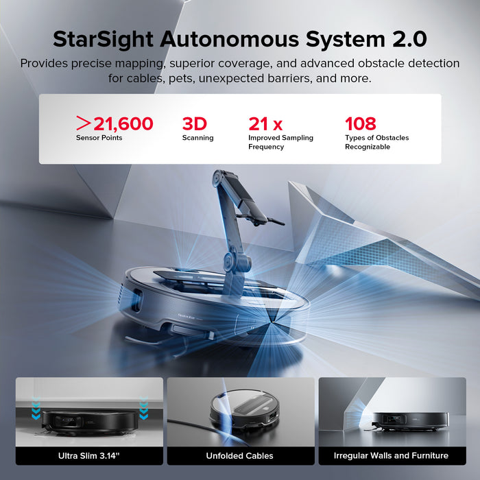 robot odkurzający roborock saros z70 z ramieniem mechanicznym omnigrip